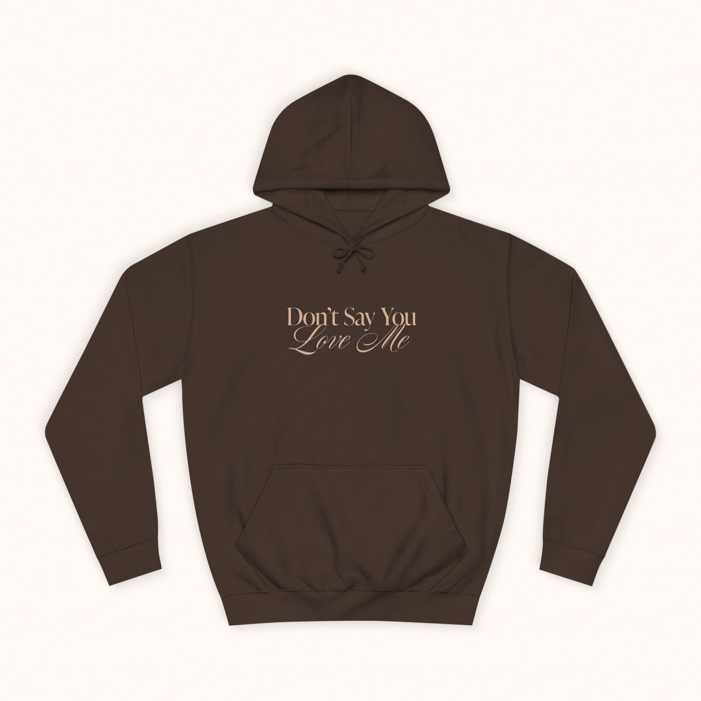 'Don't Say You Love Me' Vintage-Inspired Unisex Hoodie