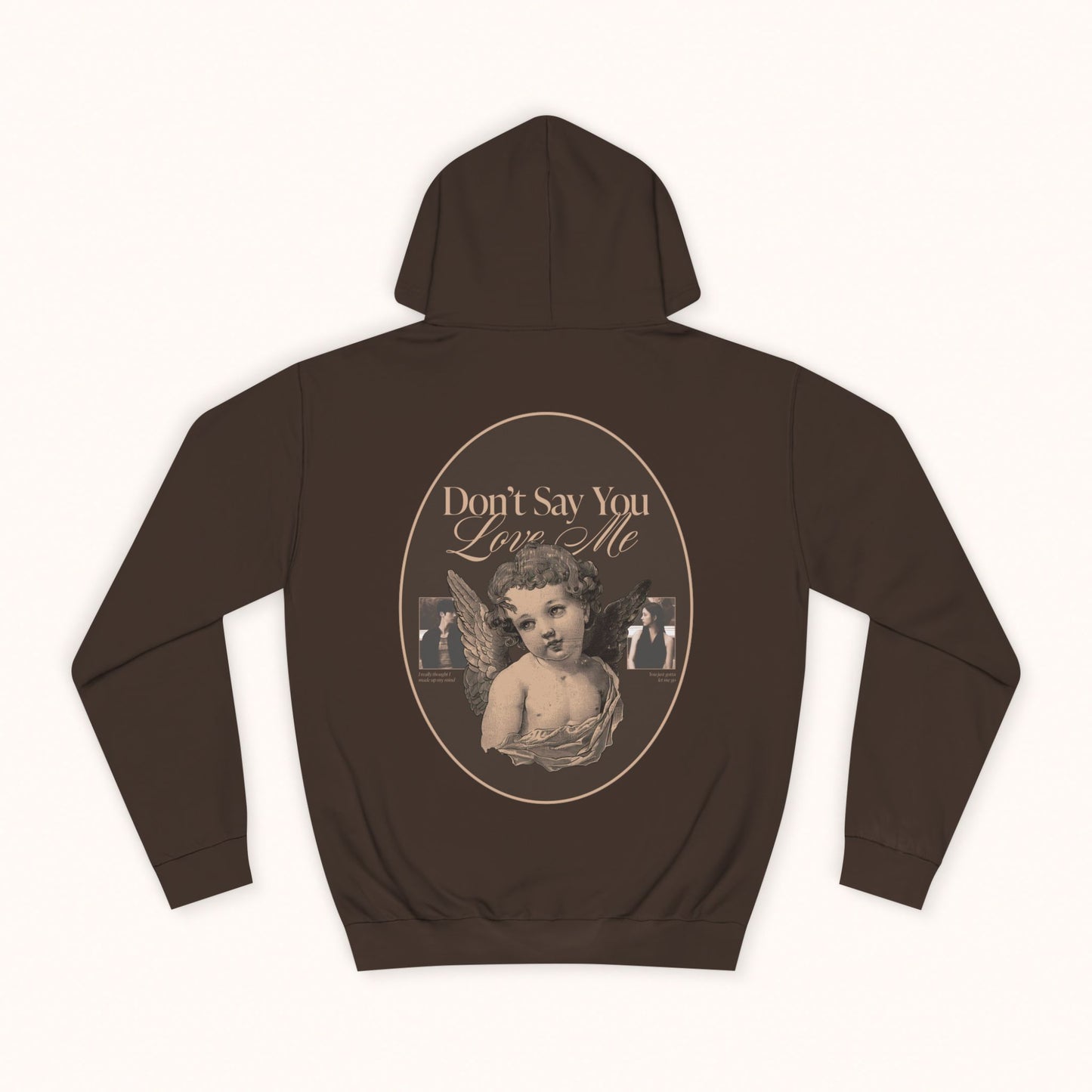 'Don't Say You Love Me' Vintage-Inspired Unisex Hoodie