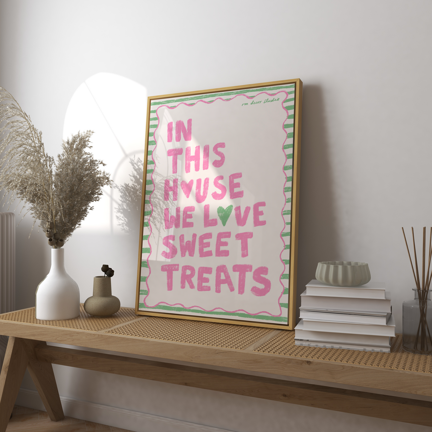 In This House We Love Sweet Treats Print