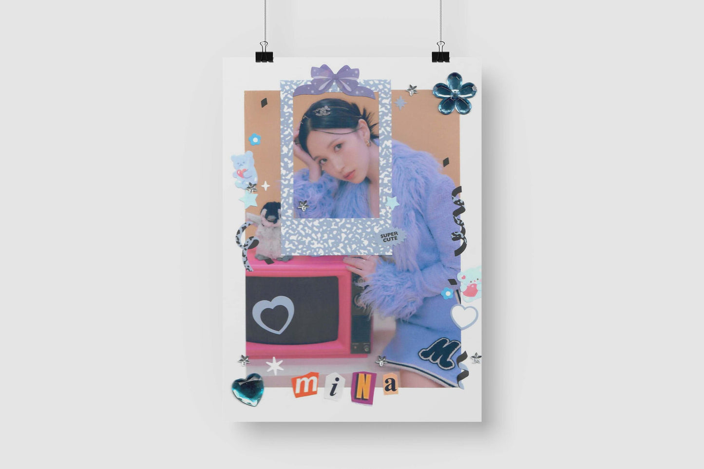 Twice Members Scrapbook Art Prints