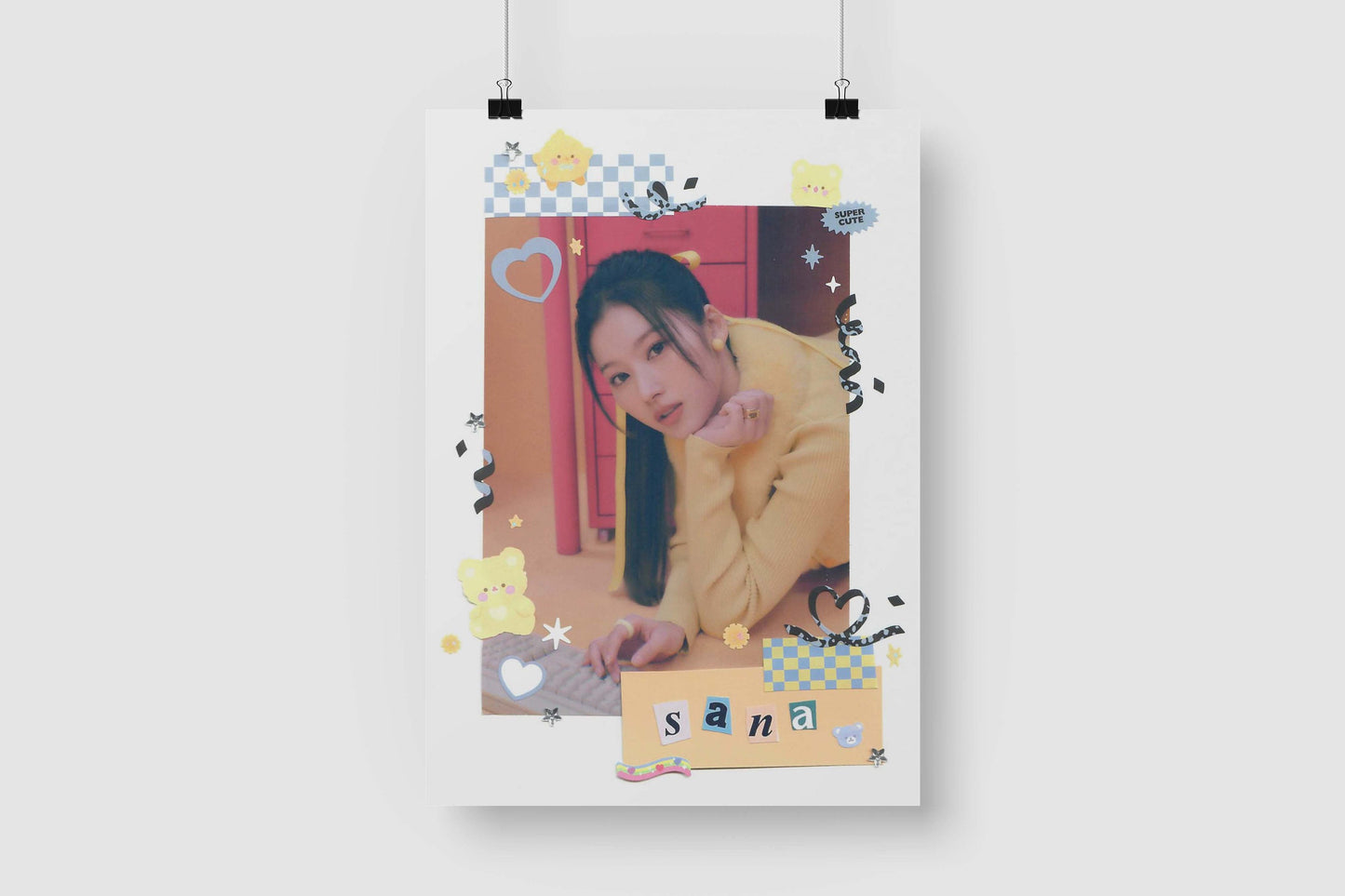 Twice Members Scrapbook Art Prints
