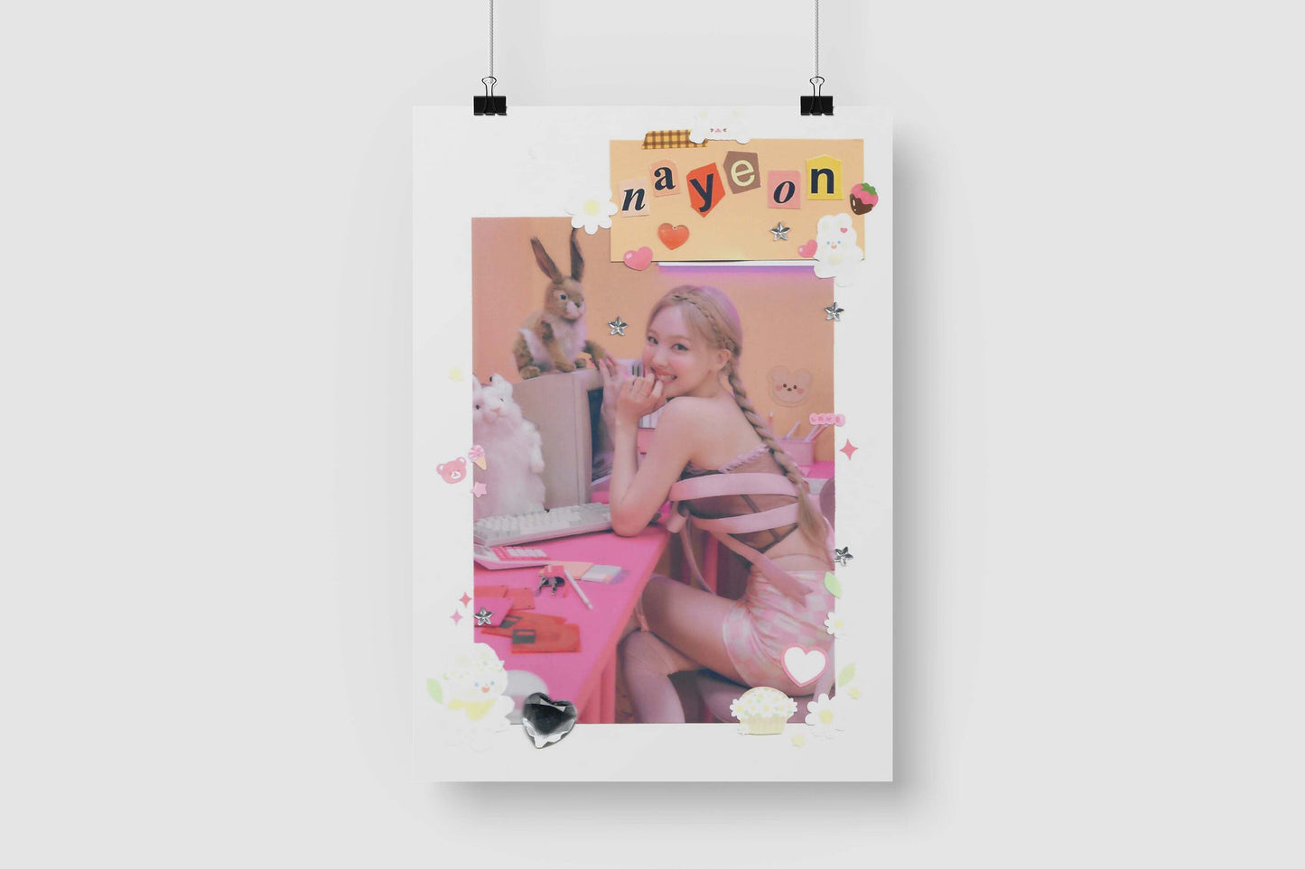 Twice Members Scrapbook Art Prints