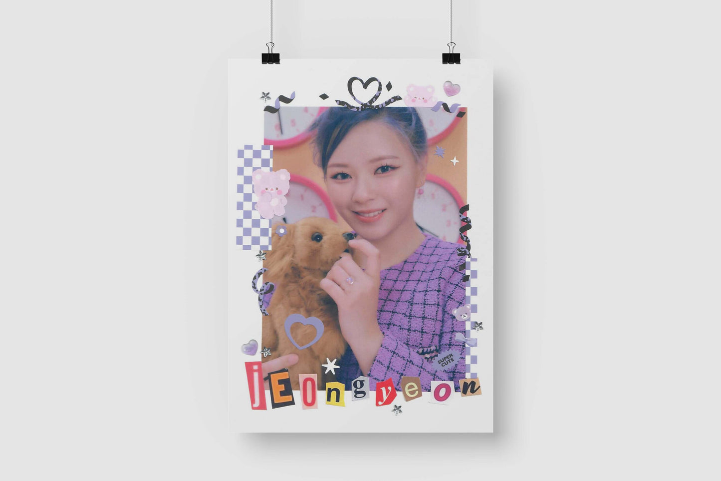 Twice Members Scrapbook Art Prints