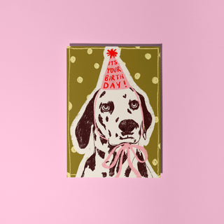 Dalmatian Happy Birthday Greetings Card | Dog Lover