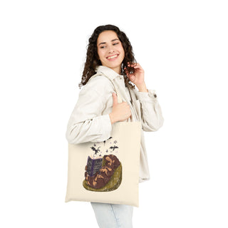 Fourth Bone Dachshund Tote Bag - Sausage Dog Fantasy Book Reader Gift