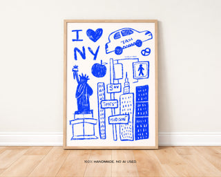 I Love New York Print