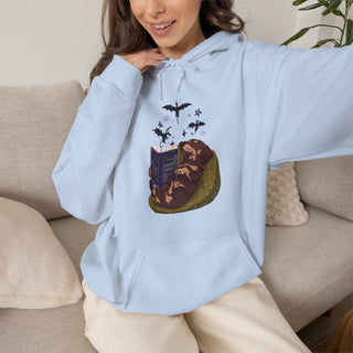 Fourth Bone Dachshund Cozy Reading Hoodie | Dog Lover Gift