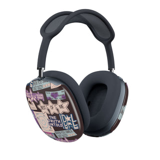 AirPod Max Case — Purple Collage Sticker Design (The Truth Untold)