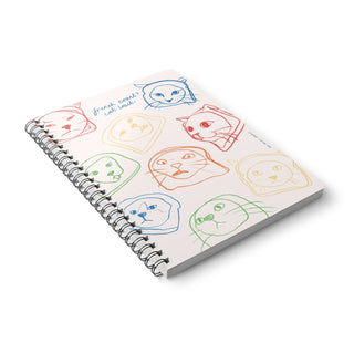 Cat Toast Notebook, A5