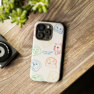 'Cat Toast' Double-Layered Protection Phone Case