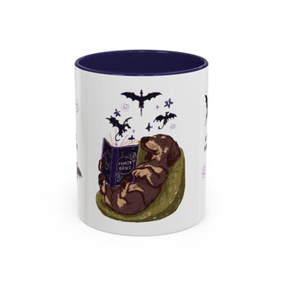 Fourth Bone Dachshund Lover Coffee Mug — "A Dog Without Its Human Is a Tragedy" Accent Mug