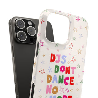 DJs Don't Dance No More Colorful Stars Graphic Snap Case