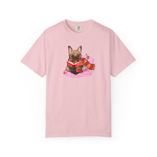 French Bulldog Book Lover Shirt, Frenchie Reading T Shirt, Wizard Dog Tee, Fantasy Reader Gift, BookTok Shirt, Comfort Colors Dog Mom Gift