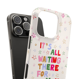 It's All Waiting There For You Pastel Stars Protective Snap Case
