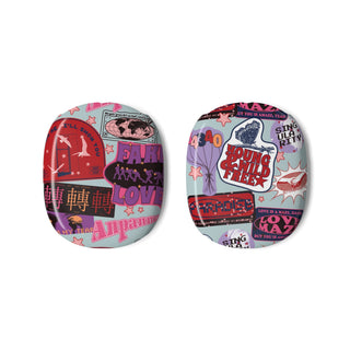 Fake Love Retro Collage Sticker AirPod Max Case