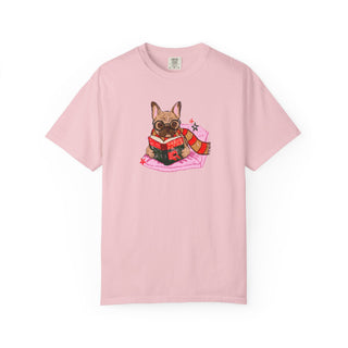 French Bulldog Book Lover Shirt, Frenchie Reading T Shirt, Wizard Dog Tee, Fantasy Reader Gift, BookTok Shirt, Comfort Colors Dog Mom Gift