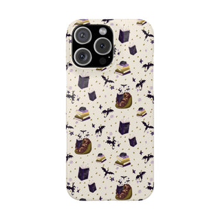 'Fourth Bone' Dachshund Phone Case — Cute Reading Pattern Snap Case