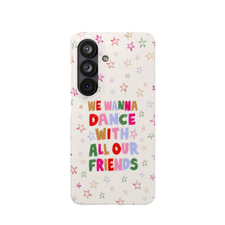 We Wanna Dance With All Our Friends Colourful Star Protective Snap Case