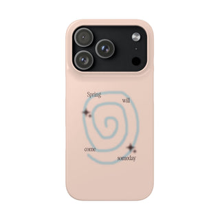 Spring Will Come Spiral Snap Phone Case
