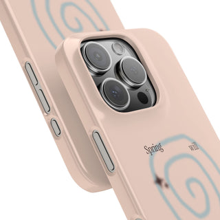 Spring Will Come Spiral Snap Phone Case