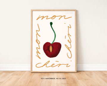 Mon Cheri Print without a frame