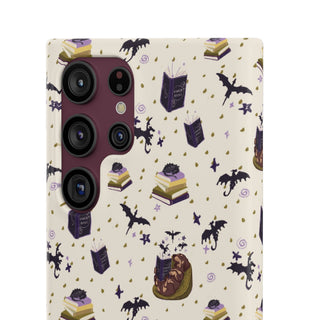 'Fourth Bone' Dachshund Phone Case — Cute Reading Pattern Snap Case