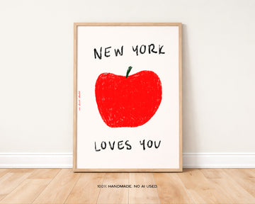 New York Loves You Print without a frame