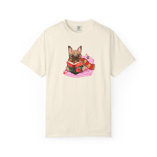 French Bulldog Book Lover Shirt, Frenchie Reading T Shirt, Wizard Dog Tee, Fantasy Reader Gift, BookTok Shirt, Comfort Colors Dog Mom Gift