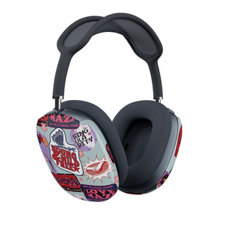 Fake Love Retro Collage Sticker AirPod Max Case