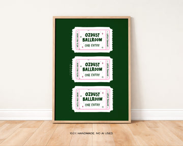 Ozdust Ballroom Print without a frame