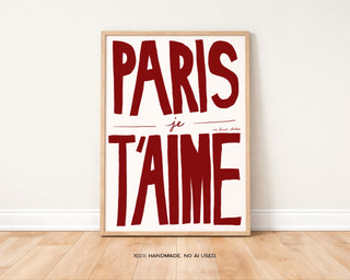 Paris Je T'aime Print