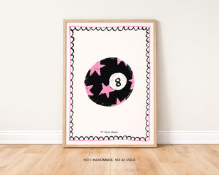 Star 8 Ball Print