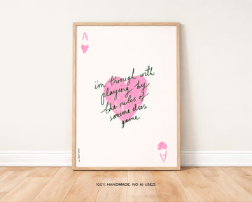 Someone Else’s Game Art Print without a frame