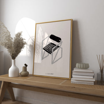 Retro Furniture Series - B&W Chair without a frame