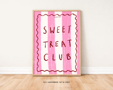 Sweet Treat Club Art Print without a frame