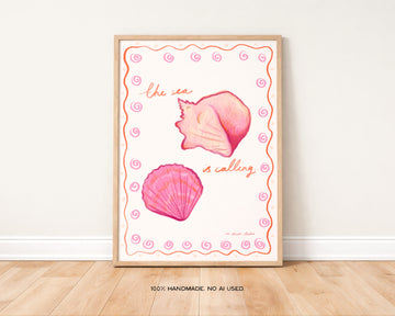 The Sea is Calling Art Print without a frame