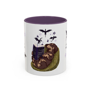 Fourth Bone Dachshund Lover Coffee Mug — "A Dog Without Its Human Is a Tragedy" Accent Mug