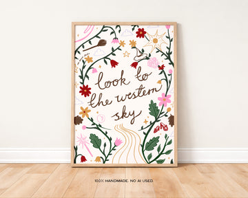 Look To The Western Sky Art Print without a frame