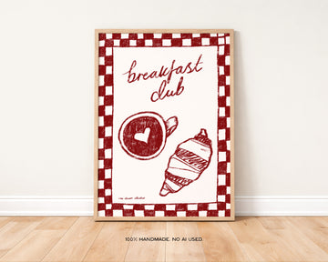 Breakfast Club Print without a frame