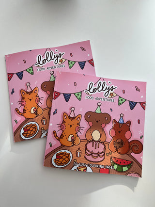 Lolly's Food Adventure Colouring Book