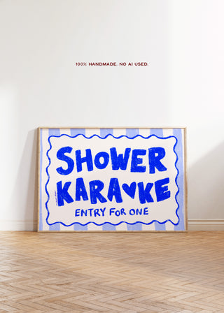 Shower Karaoke Print