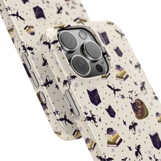 'Fourth Bone' Dachshund Phone Case — Cute Reading Pattern Snap Case