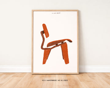 Retro Furniture Series - Chair Print without a frame