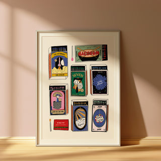 Bangtan OT7 Matchbox Print