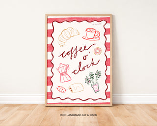 Coffee O’Clock Print