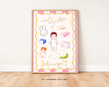 Collector of Things Print without a frame