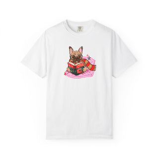 French Bulldog Book Lover Shirt, Frenchie Reading T Shirt, Wizard Dog Tee, Fantasy Reader Gift, BookTok Shirt, Comfort Colors Dog Mom Gift