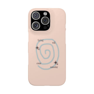 Spring Will Come Spiral Snap Phone Case
