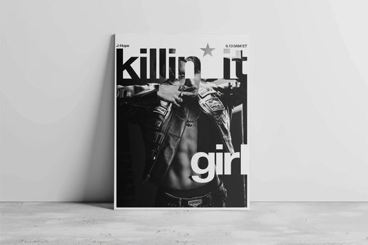Killin’ It Girl J-Hope Art Print
