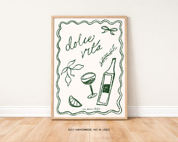 Dolce Vita Print without a frame